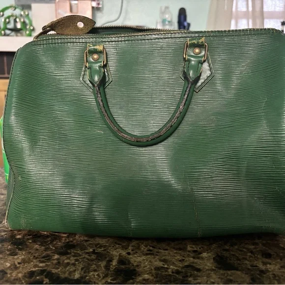 Green lv speedy bag - Picture 6 of 6